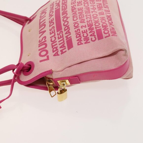 LOUIS VUITTON Cruise Line Rider Shoulder Bag Pink LV Auth - Picture 4 of 16